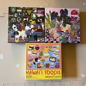 Three 500 Piece Puzzles